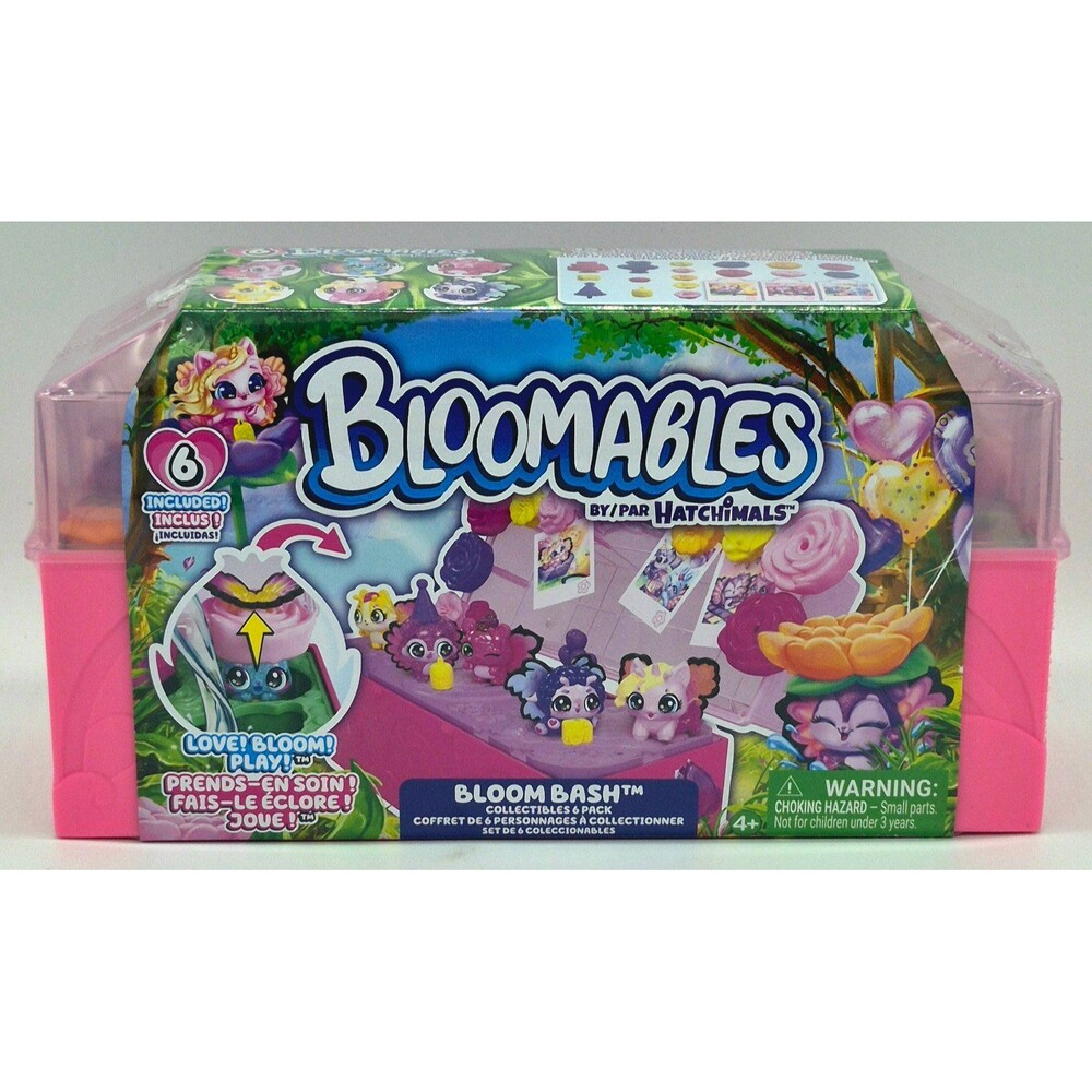Bloomables by Hatchimals Bloom Bash 6-Pack Terrarium Playset NEW